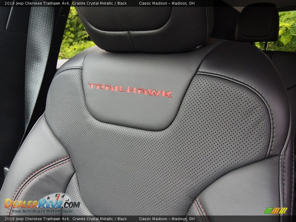 2019 Jeep Cherokee Trailhawk 4x4 Granite Crystal Metallic / Black Photo #7