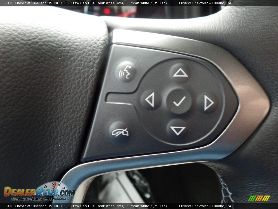 2018 Chevrolet Silverado 3500HD LTZ Crew Cab Dual Rear Wheel 4x4 Summit White / Jet Black Photo #30