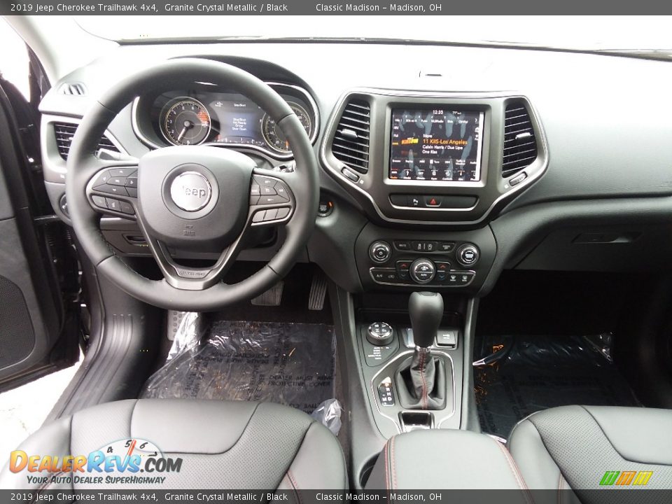 2019 Jeep Cherokee Trailhawk 4x4 Granite Crystal Metallic / Black Photo #8