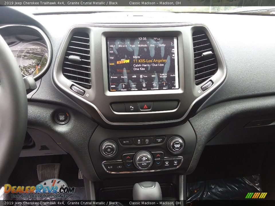 2019 Jeep Cherokee Trailhawk 4x4 Granite Crystal Metallic / Black Photo #11