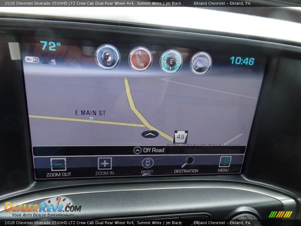 2018 Chevrolet Silverado 3500HD LTZ Crew Cab Dual Rear Wheel 4x4 Summit White / Jet Black Photo #36