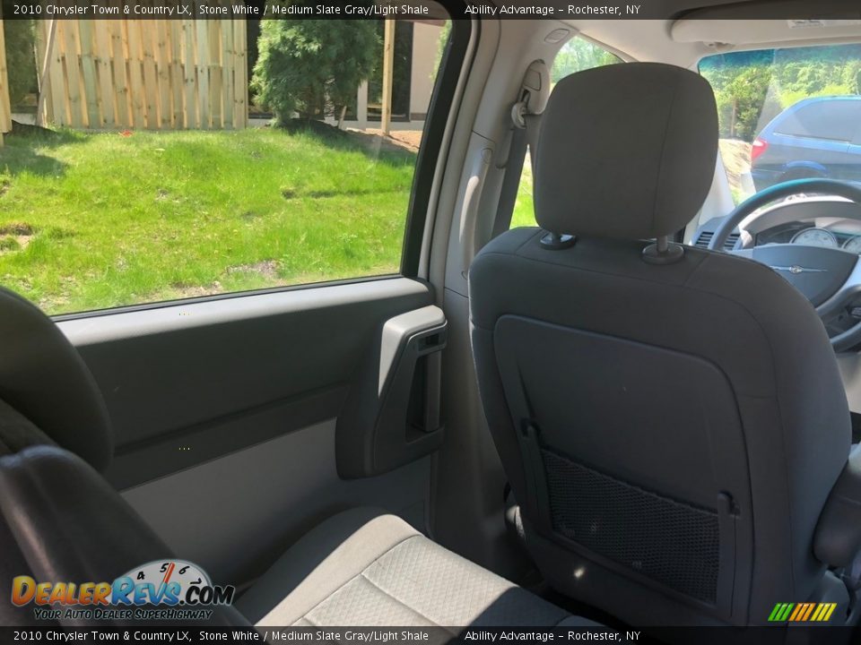 2010 Chrysler Town & Country LX Stone White / Medium Slate Gray/Light Shale Photo #35
