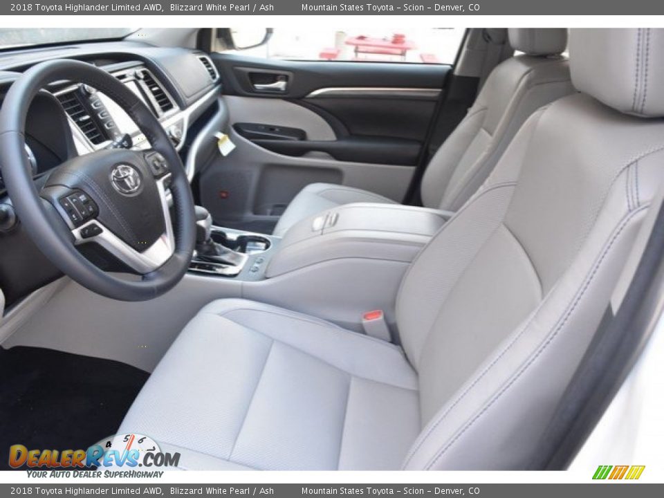 2018 Toyota Highlander Limited AWD Blizzard White Pearl / Ash Photo #6