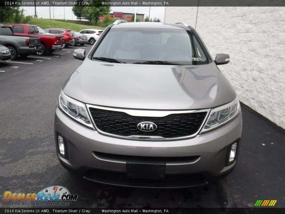 2014 Kia Sorento LX AWD Titanium Silver / Gray Photo #3