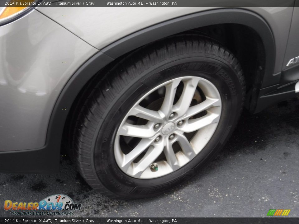 2014 Kia Sorento LX AWD Titanium Silver / Gray Photo #5