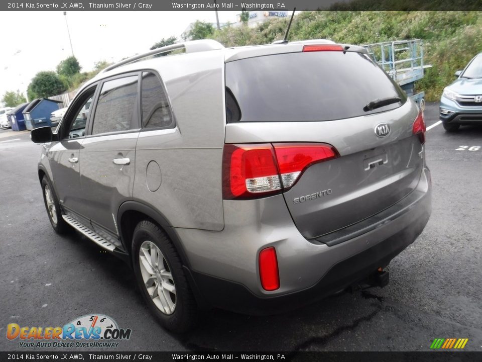 2014 Kia Sorento LX AWD Titanium Silver / Gray Photo #6