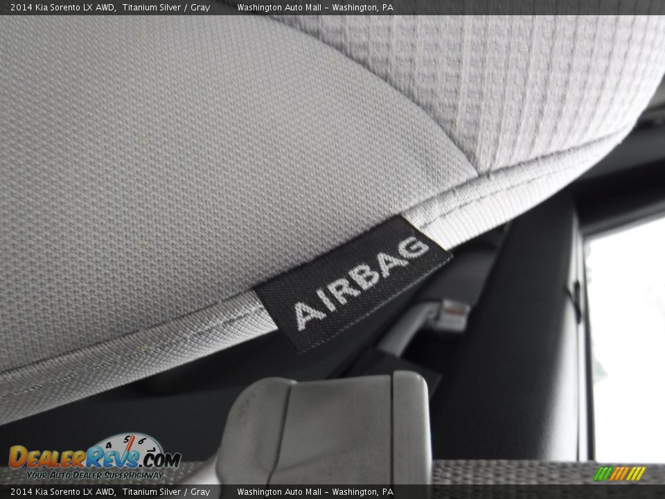 2014 Kia Sorento LX AWD Titanium Silver / Gray Photo #13