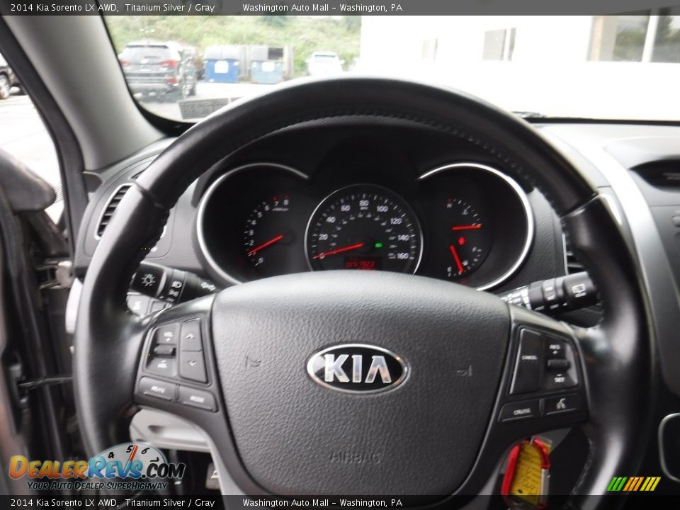 2014 Kia Sorento LX AWD Titanium Silver / Gray Photo #18
