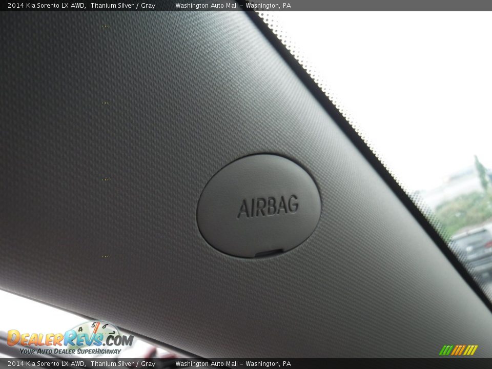 2014 Kia Sorento LX AWD Titanium Silver / Gray Photo #19