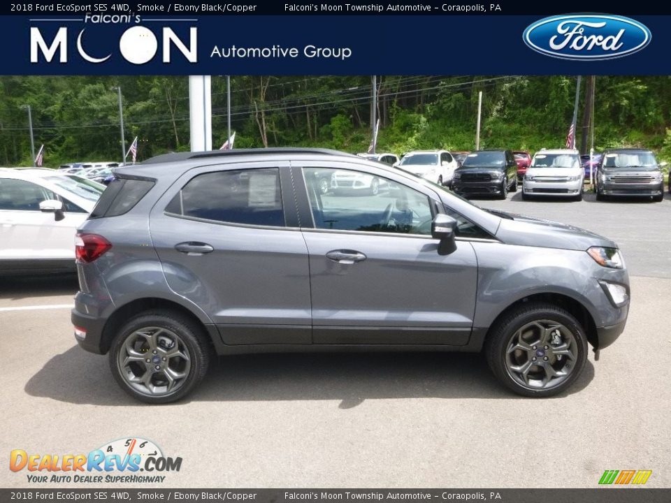 2018 Ford EcoSport SES 4WD Smoke / Ebony Black/Copper Photo #1