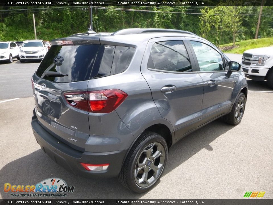 2018 Ford EcoSport SES 4WD Smoke / Ebony Black/Copper Photo #2