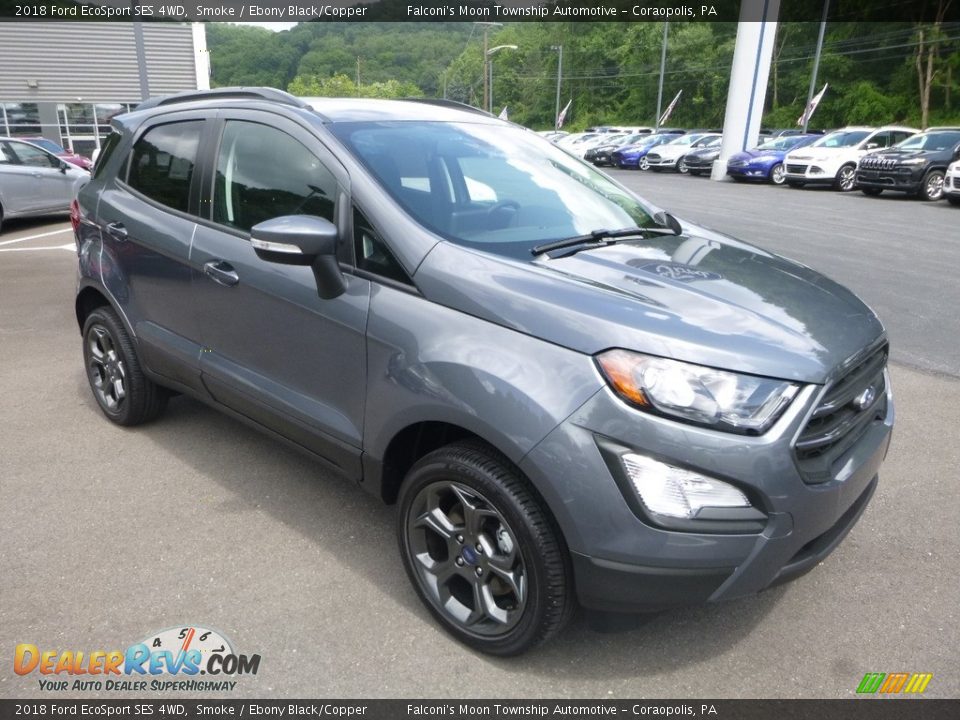 2018 Ford EcoSport SES 4WD Smoke / Ebony Black/Copper Photo #3