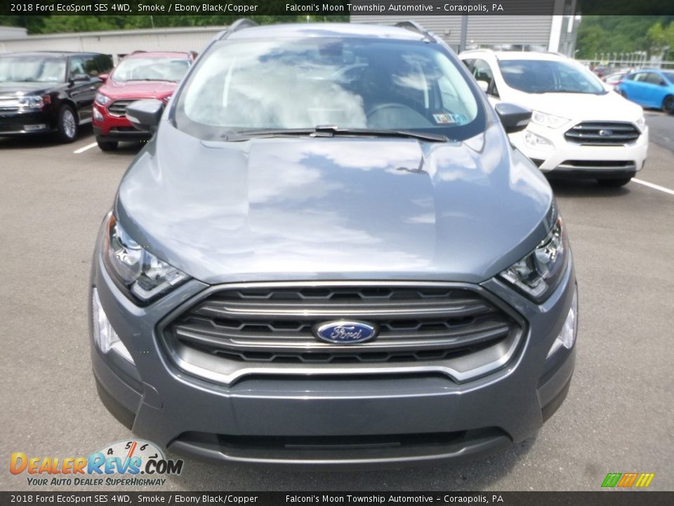 2018 Ford EcoSport SES 4WD Smoke / Ebony Black/Copper Photo #4