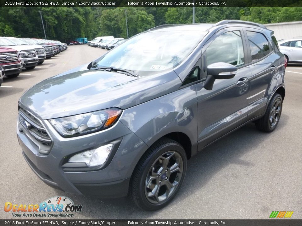 2018 Ford EcoSport SES 4WD Smoke / Ebony Black/Copper Photo #5