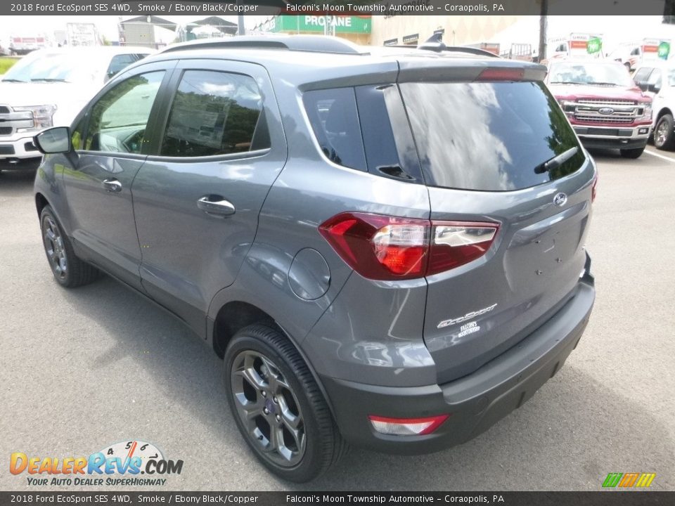 2018 Ford EcoSport SES 4WD Smoke / Ebony Black/Copper Photo #6