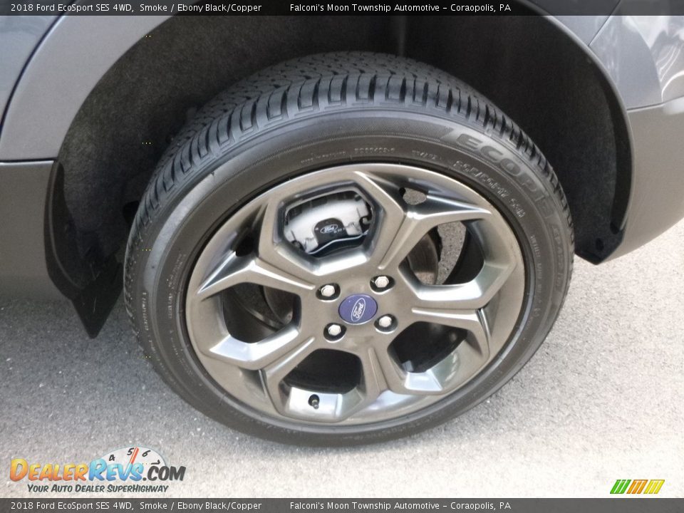 2018 Ford EcoSport SES 4WD Smoke / Ebony Black/Copper Photo #7