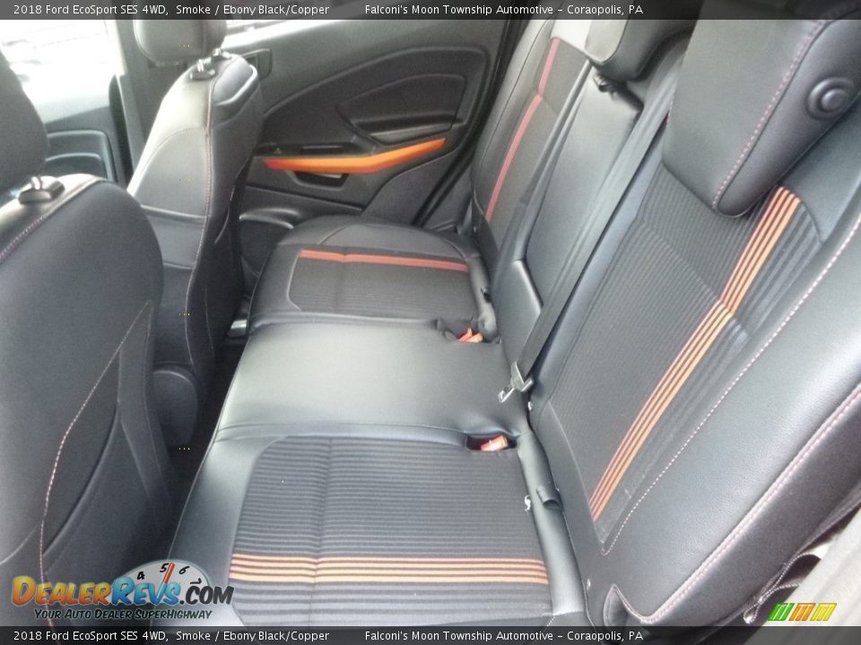 2018 Ford EcoSport SES 4WD Smoke / Ebony Black/Copper Photo #8