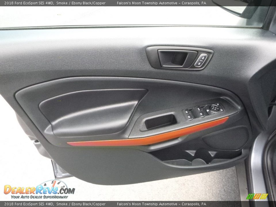 2018 Ford EcoSport SES 4WD Smoke / Ebony Black/Copper Photo #9