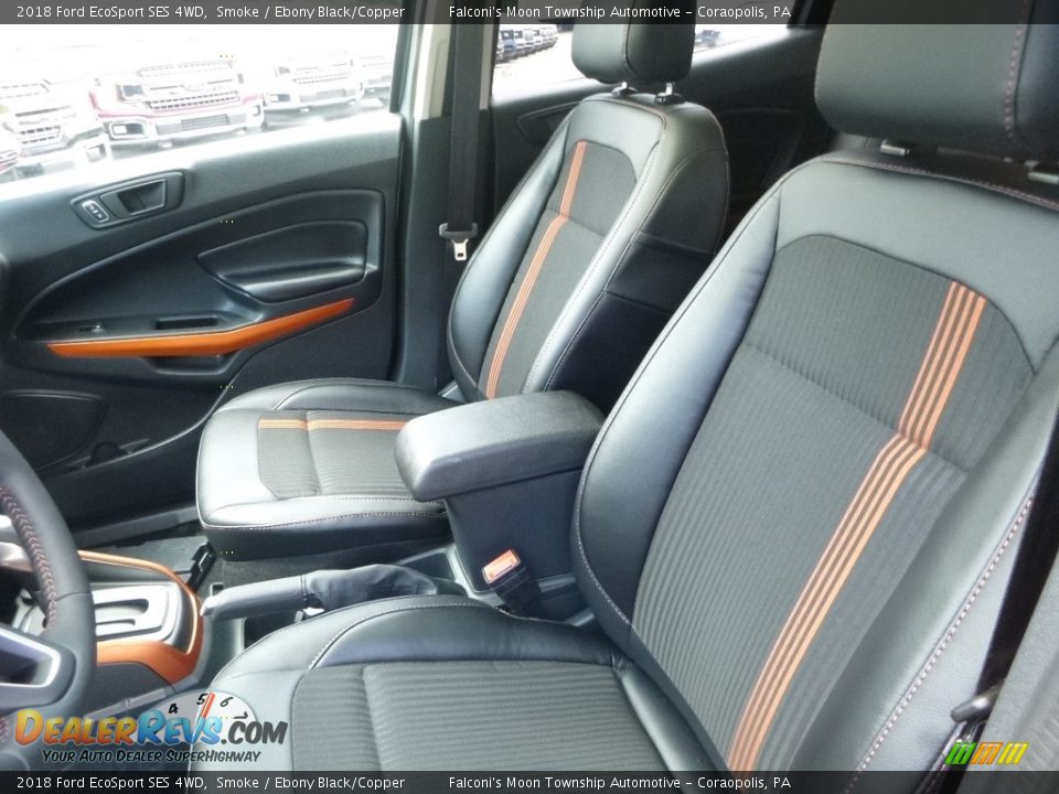 2018 Ford EcoSport SES 4WD Smoke / Ebony Black/Copper Photo #10