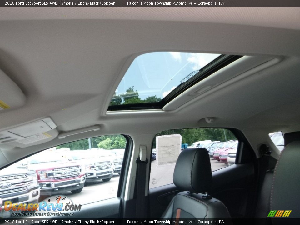 2018 Ford EcoSport SES 4WD Smoke / Ebony Black/Copper Photo #12