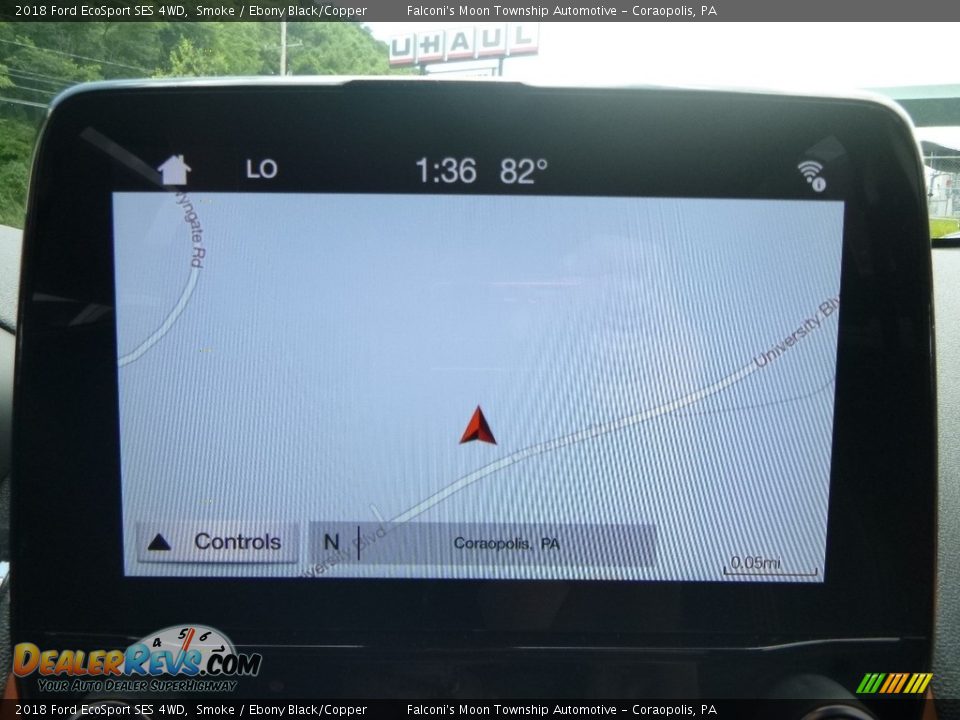 2018 Ford EcoSport SES 4WD Smoke / Ebony Black/Copper Photo #13