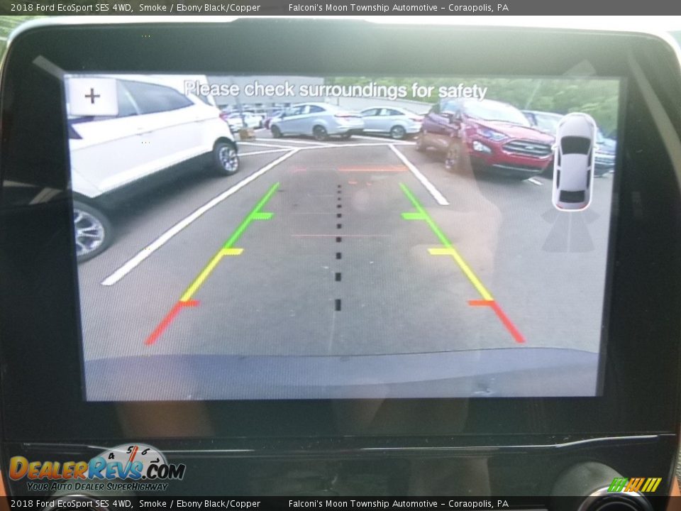 2018 Ford EcoSport SES 4WD Smoke / Ebony Black/Copper Photo #15