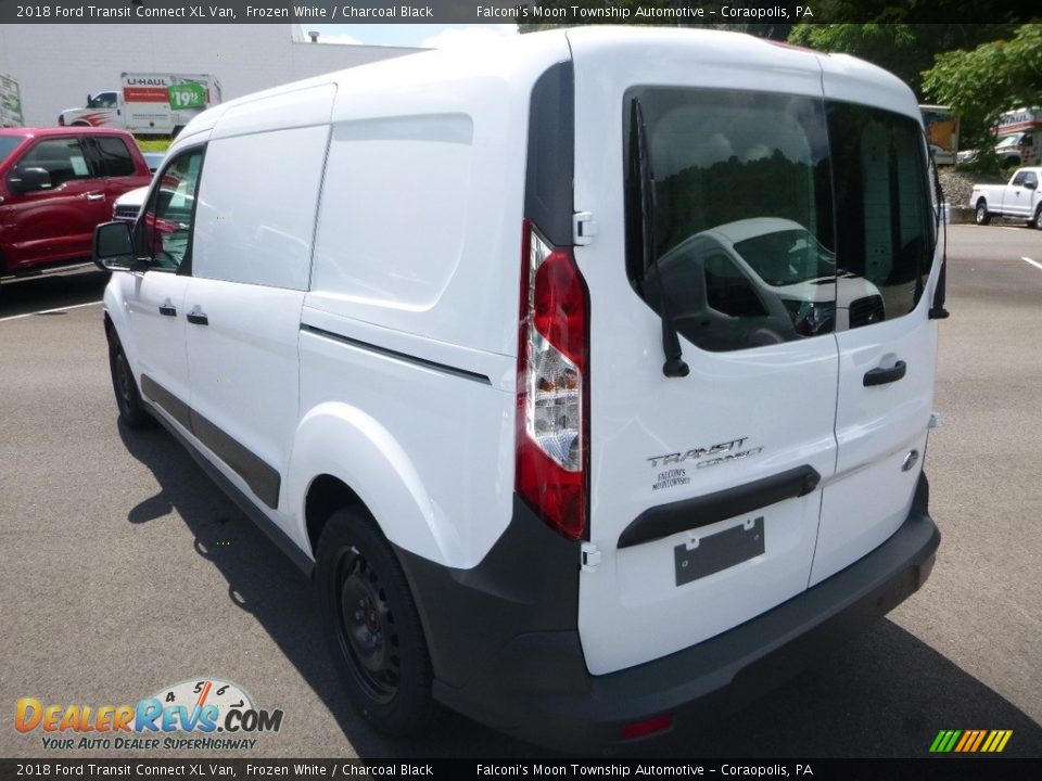 2018 Ford Transit Connect XL Van Frozen White / Charcoal Black Photo #6