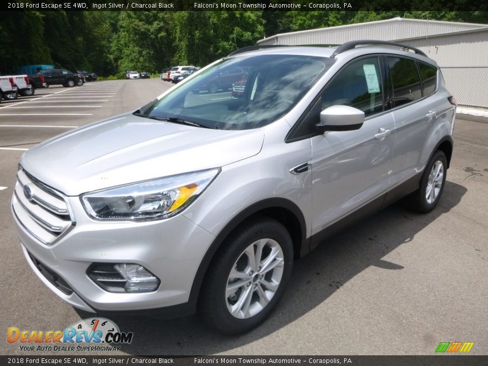 2018 Ford Escape SE 4WD Ingot Silver / Charcoal Black Photo #5