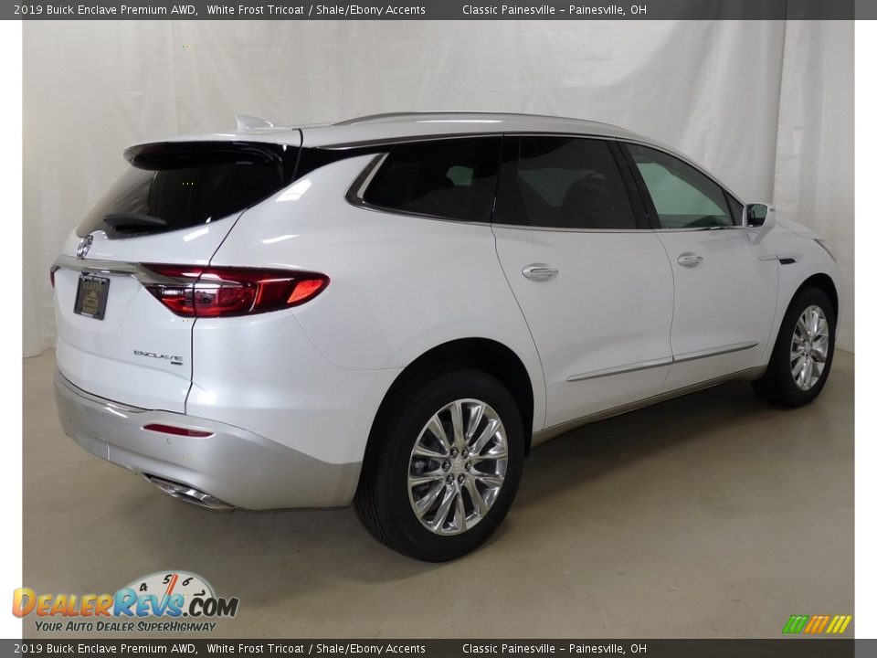 2019 Buick Enclave Premium AWD White Frost Tricoat / Shale/Ebony Accents Photo #2