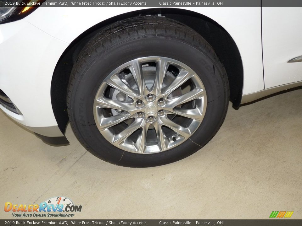 2019 Buick Enclave Premium AWD White Frost Tricoat / Shale/Ebony Accents Photo #5