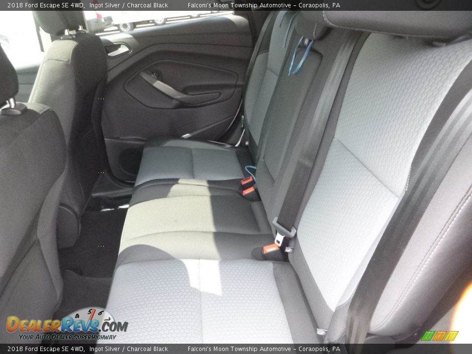 2018 Ford Escape SE 4WD Ingot Silver / Charcoal Black Photo #8