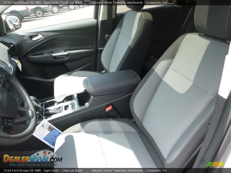 2018 Ford Escape SE 4WD Ingot Silver / Charcoal Black Photo #11