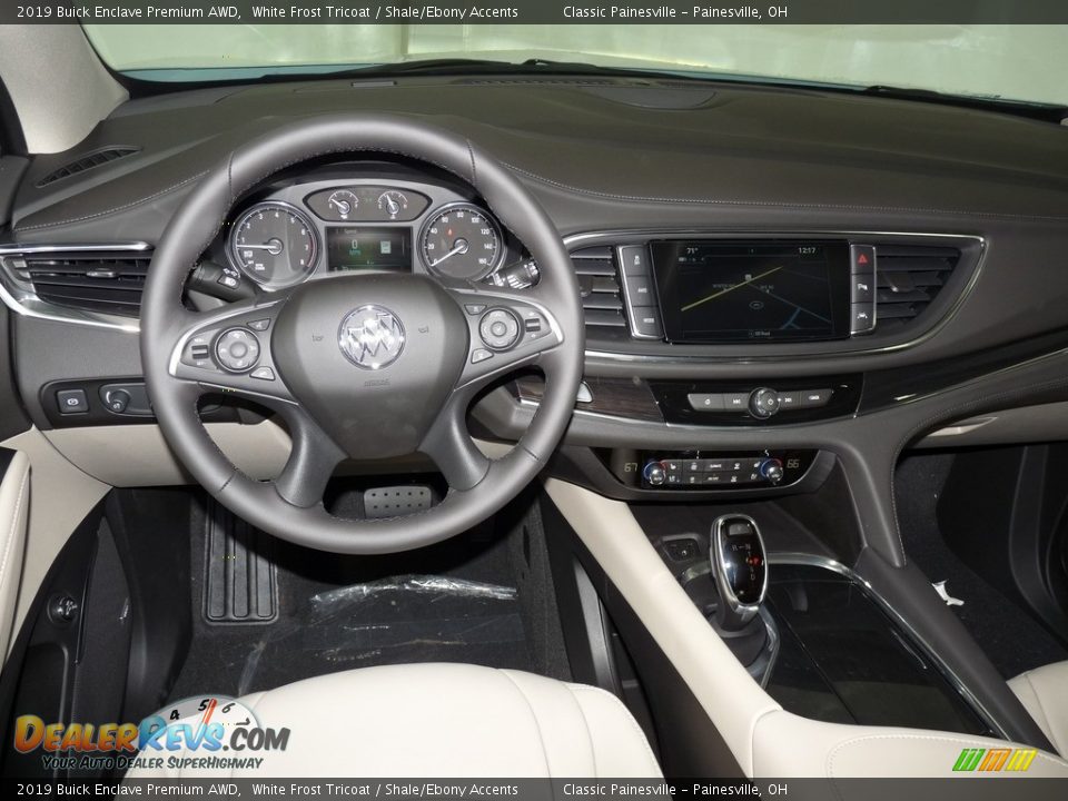 Dashboard of 2019 Buick Enclave Premium AWD Photo #10