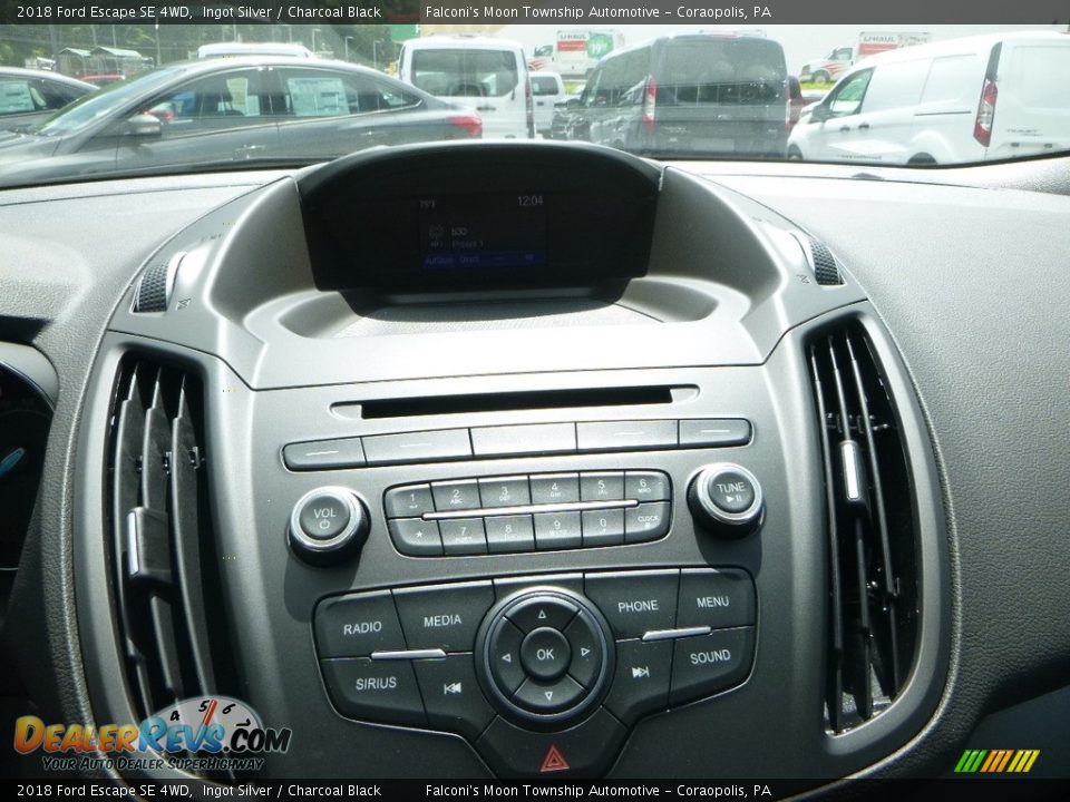 2018 Ford Escape SE 4WD Ingot Silver / Charcoal Black Photo #14