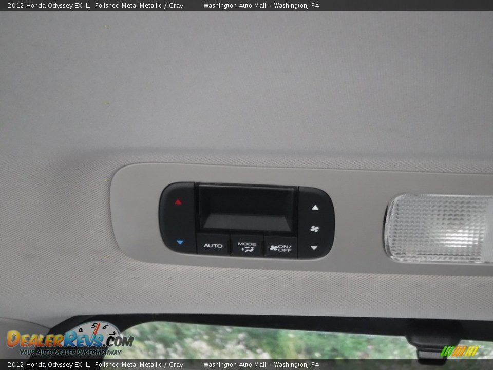 2012 Honda Odyssey EX-L Polished Metal Metallic / Gray Photo #24