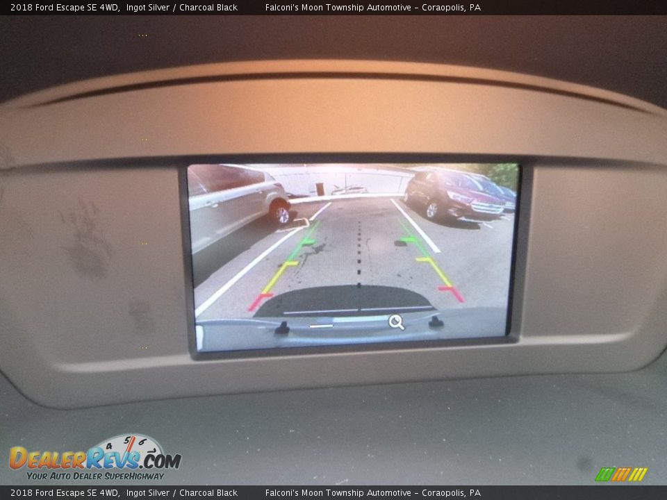 2018 Ford Escape SE 4WD Ingot Silver / Charcoal Black Photo #15