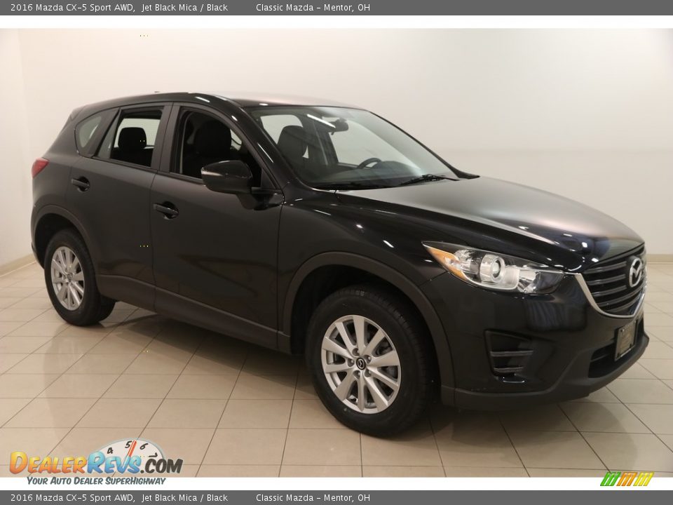 2016 Mazda CX-5 Sport AWD Jet Black Mica / Black Photo #1