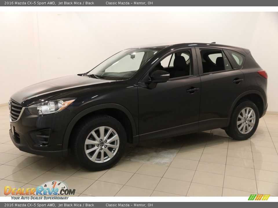 2016 Mazda CX-5 Sport AWD Jet Black Mica / Black Photo #3