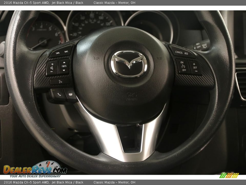 2016 Mazda CX-5 Sport AWD Jet Black Mica / Black Photo #6