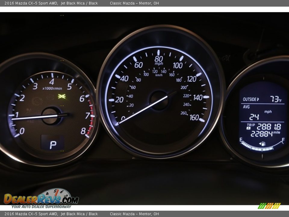 2016 Mazda CX-5 Sport AWD Jet Black Mica / Black Photo #7