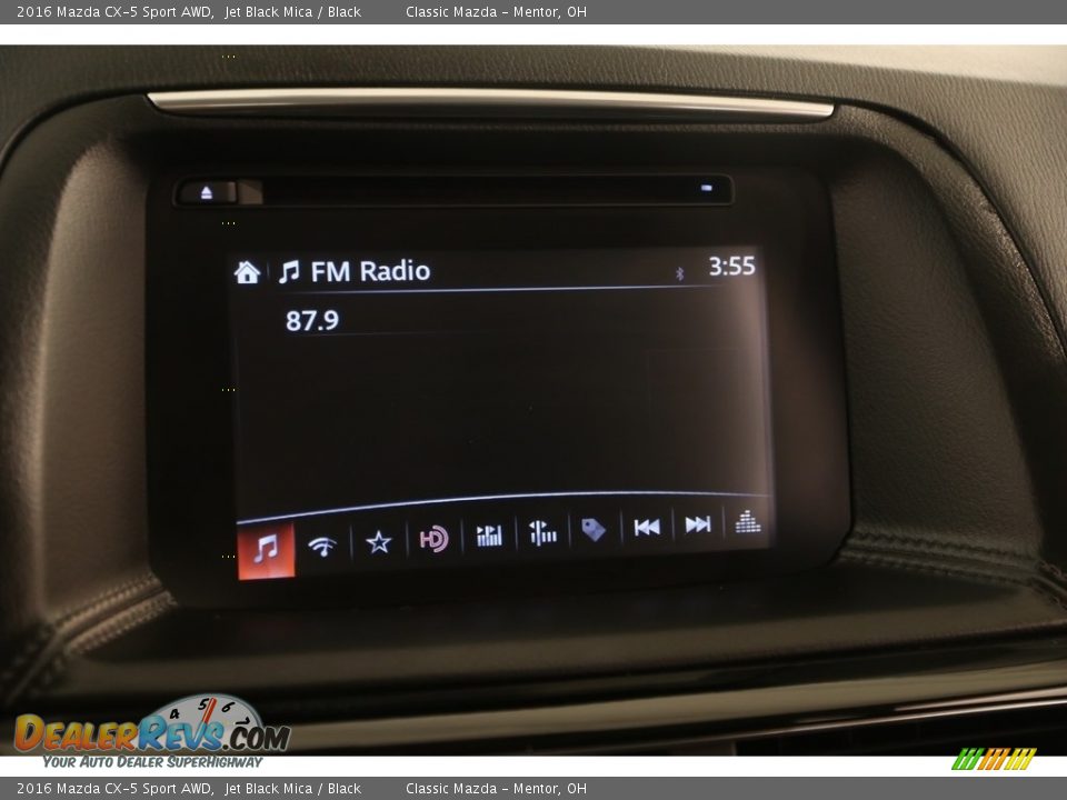 2016 Mazda CX-5 Sport AWD Jet Black Mica / Black Photo #11