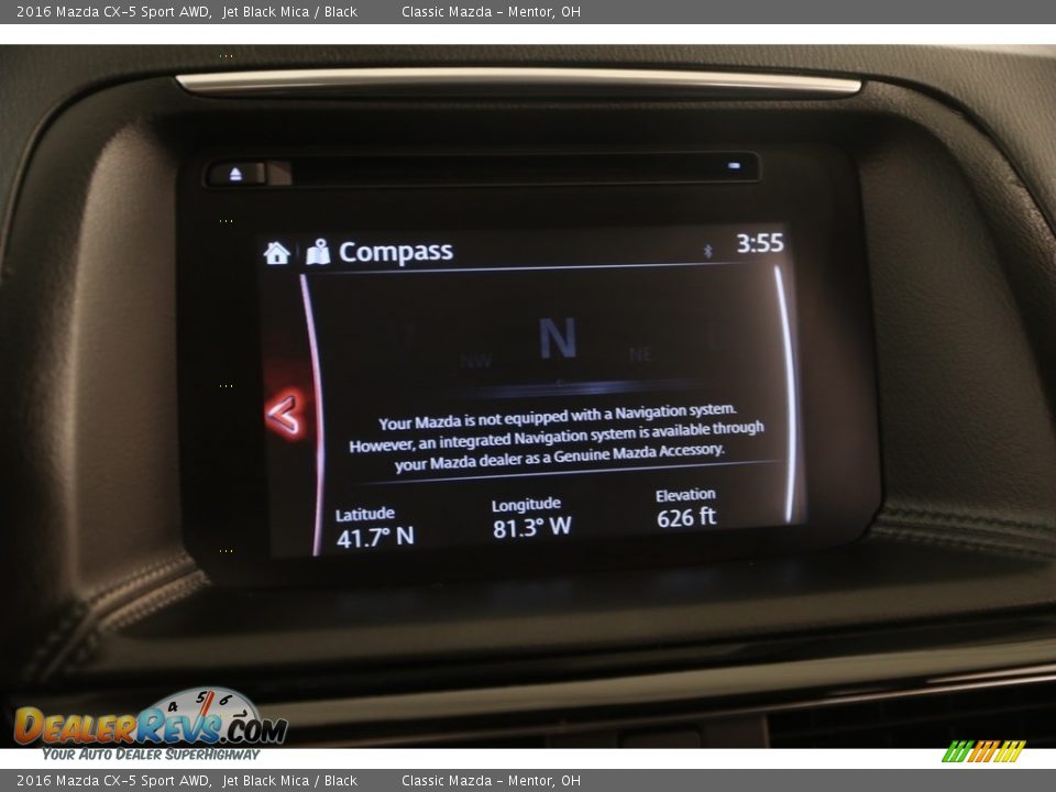 2016 Mazda CX-5 Sport AWD Jet Black Mica / Black Photo #12