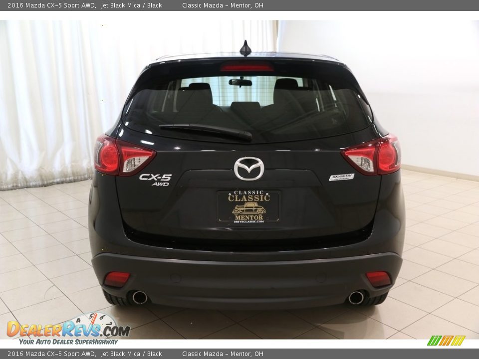 2016 Mazda CX-5 Sport AWD Jet Black Mica / Black Photo #18