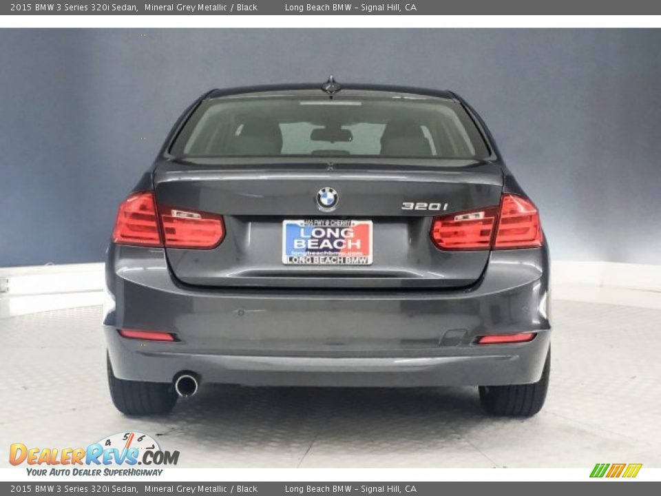 2015 BMW 3 Series 320i Sedan Mineral Grey Metallic / Black Photo #3
