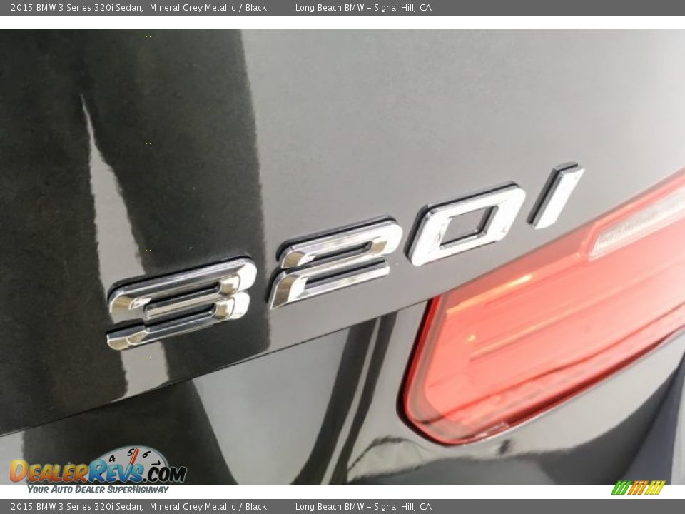 2015 BMW 3 Series 320i Sedan Mineral Grey Metallic / Black Photo #6