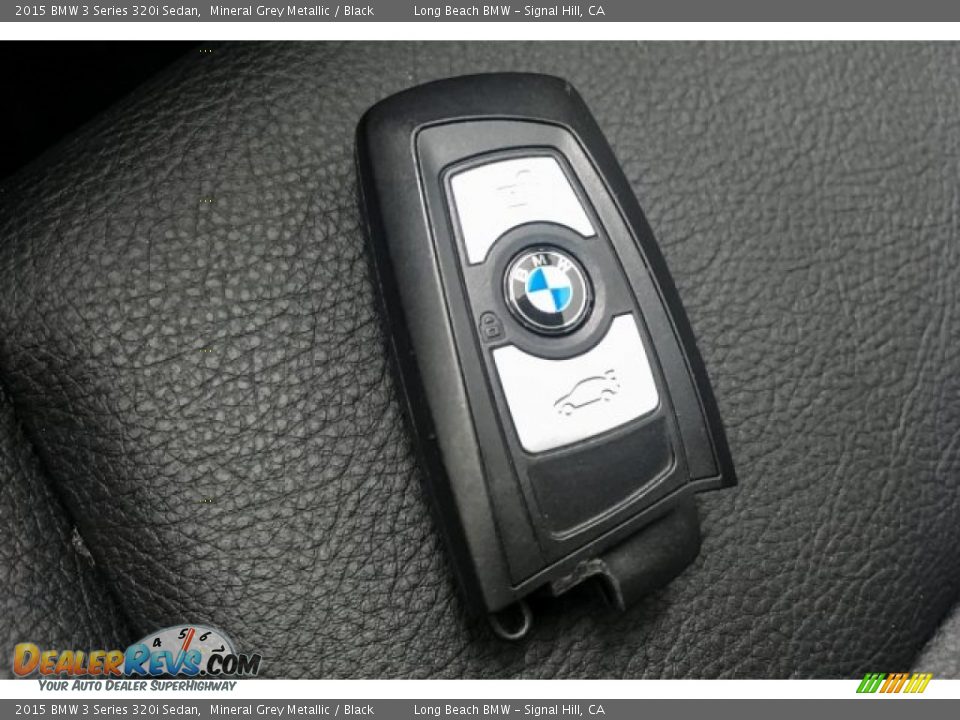 2015 BMW 3 Series 320i Sedan Mineral Grey Metallic / Black Photo #10