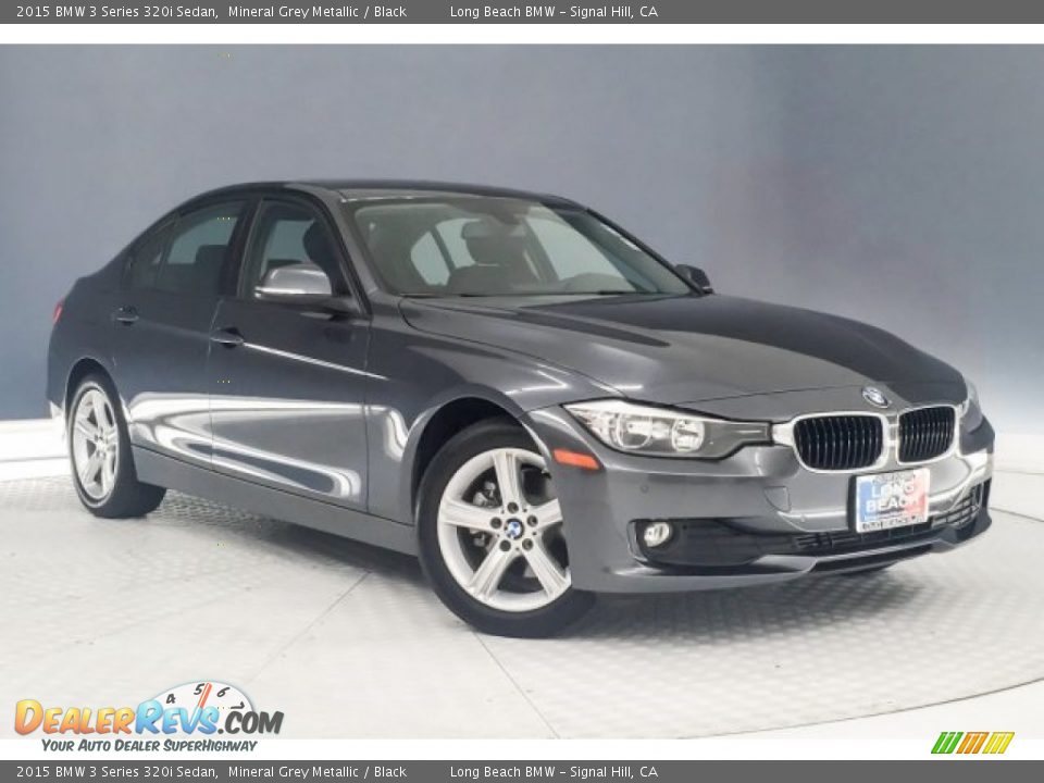 2015 BMW 3 Series 320i Sedan Mineral Grey Metallic / Black Photo #11