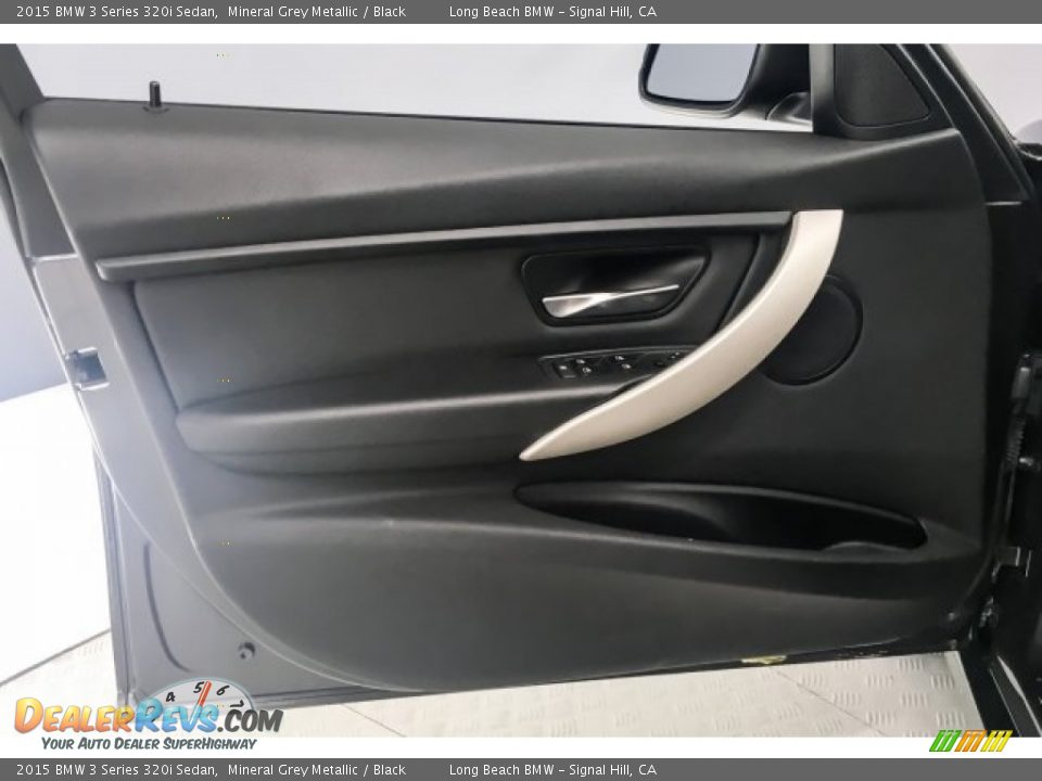 2015 BMW 3 Series 320i Sedan Mineral Grey Metallic / Black Photo #22