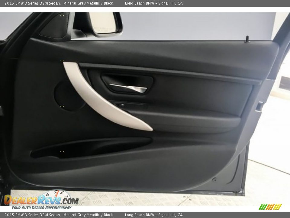 2015 BMW 3 Series 320i Sedan Mineral Grey Metallic / Black Photo #26