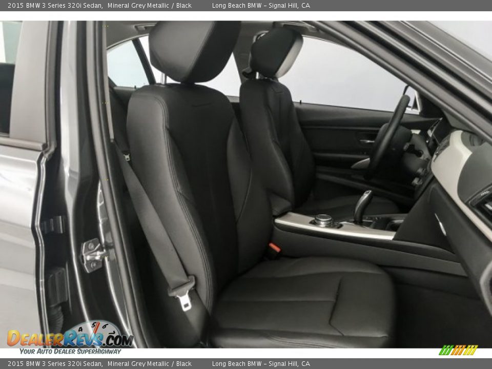 2015 BMW 3 Series 320i Sedan Mineral Grey Metallic / Black Photo #34